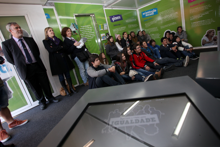 Carrinha da Igualdade esteve na Póvoa de Varzim