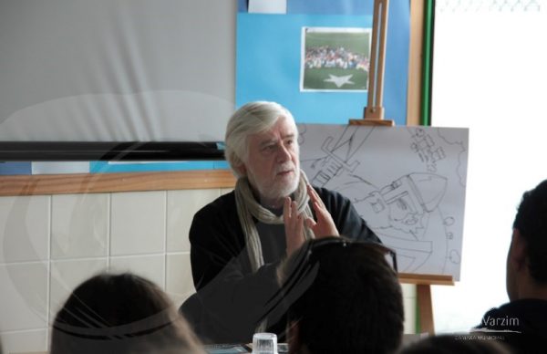 Jaime Rocha fala sobre a tragédia e a comédia com alunos do Colégio de Amorim