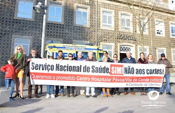 Presidente e utentes unidos em defesa do hospital