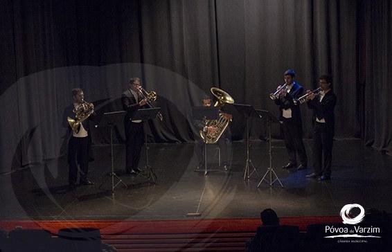 “Home Brass Quintet” deu concerto no Auditório Municipal