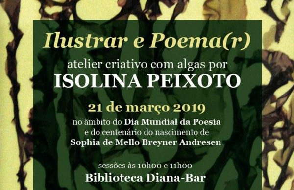 “Ilustrar e Poema(r)”: ateliê criativo com algas
