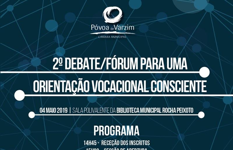 2º Debate/ Fórum para uma orientação vocacional consciente: inscrições