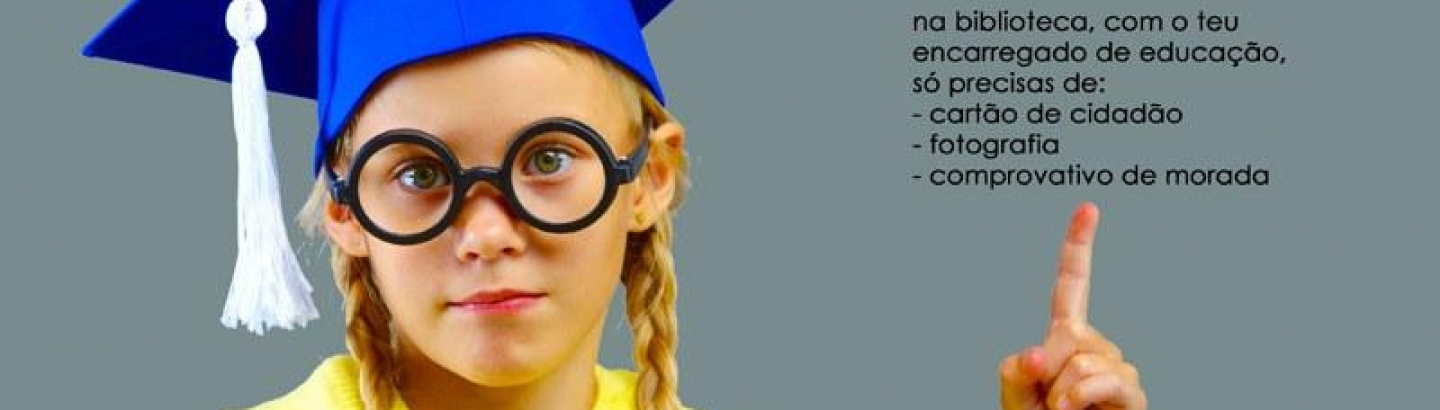 A Biblioteca desafia os mais novos: "Faz o teu cartão de leitor"