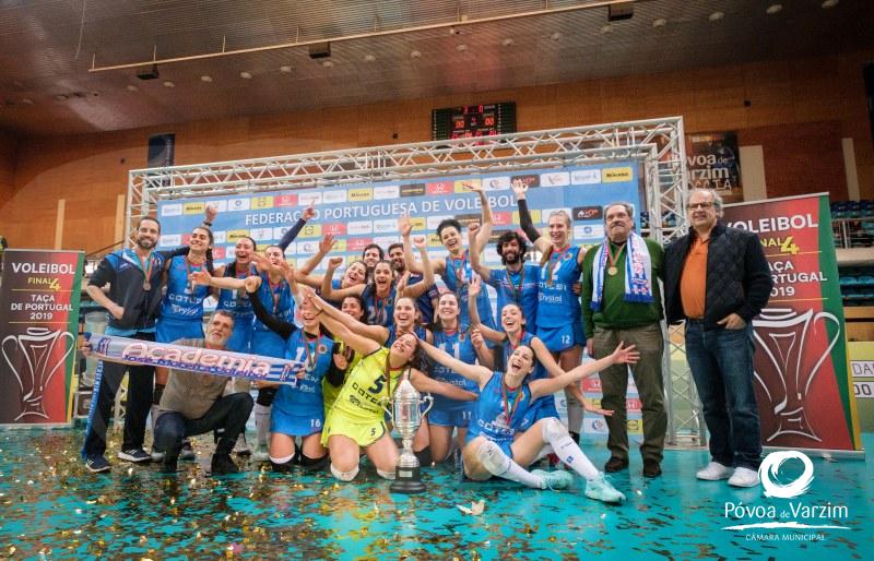 Academia José Moreira venceu a Taça de Portugal de Voleibol