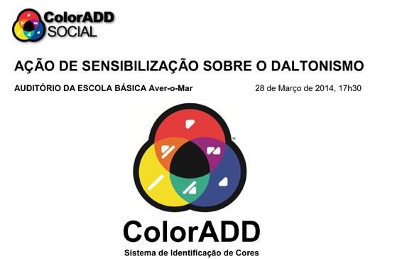 Ação Sensibilização sobre Daltonismo, na Escola de Aver-o-Mar