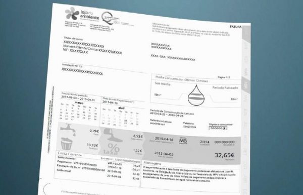 Adira à fatura da água eletrónica e ao débito direto
