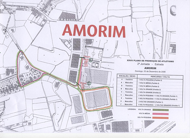 Plano de Promoção do Atletismo: Prova de estrada em Amorim