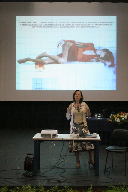 Palestra sobre alimentação encheu Auditório Municipal