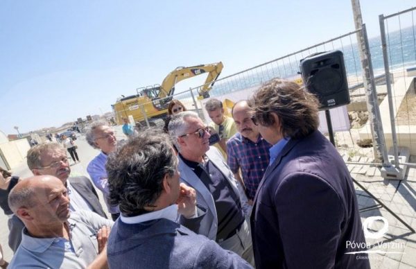 Arrancou reconstrução do Muro da Marginal de Aguçadoura