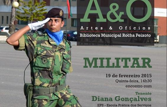 Artes & Ofícios com Tenente Diana Gonçalves da EPS