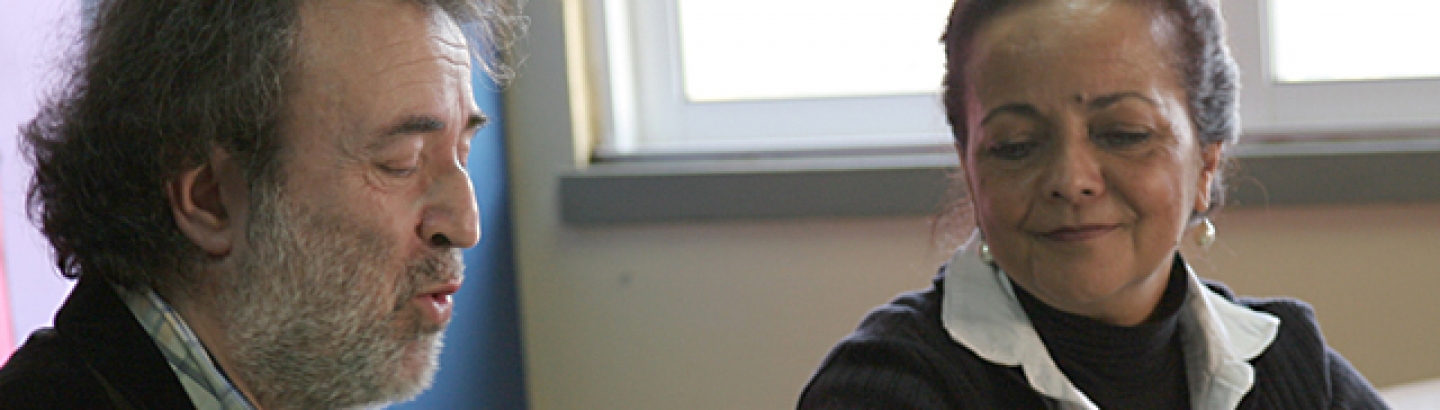 Ana Paula Tavares e Vergílio Alberto Vieira partilharam o fascínio pelos livros com os alunos da Escola E.B. 2/3 de Aver-o-Mar