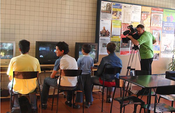 Casa da Juventude cenário de filmagens de programa por cabo