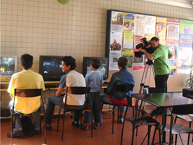 Casa da Juventude cenário de filmagens de programa por cabo