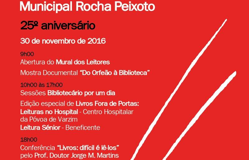 Biblioteca celebra 25 anos do atual edifício