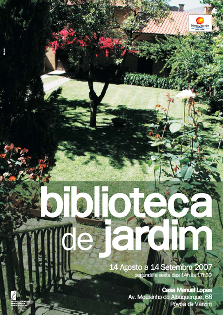 Biblioteca de jardim Casa Manuel Lopes abre dia 14 - Abertura oficial às 14h30
