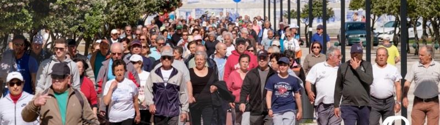 Caminhada Sénior juntou aproximadamente 300 pessoas