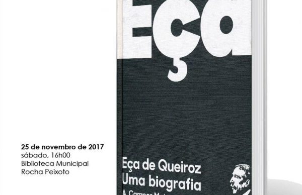Campos Matos apresenta biografia de Eça de Queiroz