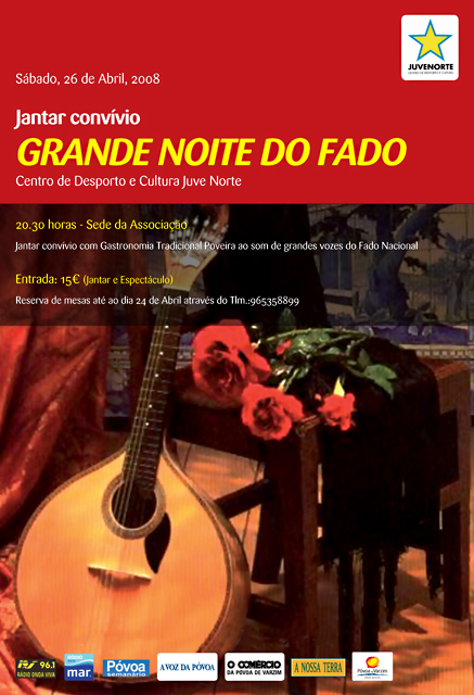 Grande Noite do Fado no próximo sábado