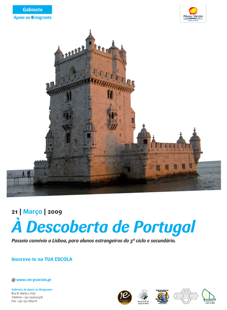 Gabinete do IEmigrande parte “À Descoberta de Portugal”
