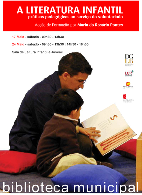 Acção de formação para a literatura infantil, na Biblioteca Municipal
