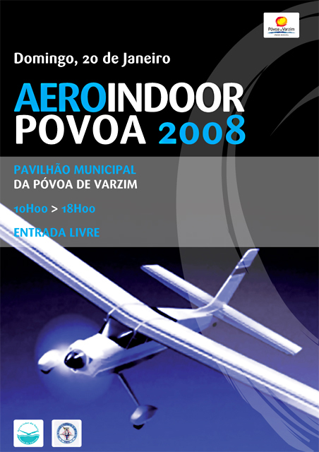 Aviões em miniatura, no Pavilhão Municipal