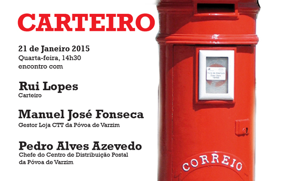 Encontro com Carteiro, na Biblioteca