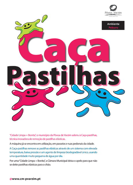 Caça-pastilhas – mais uma aposta do município pelo bom ambiente