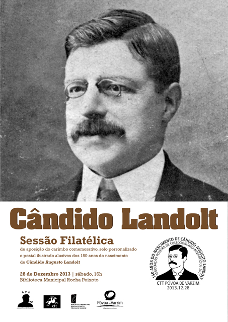 Sessão Filatélica assinala 150 anos do nascimento de Cândido Landolt