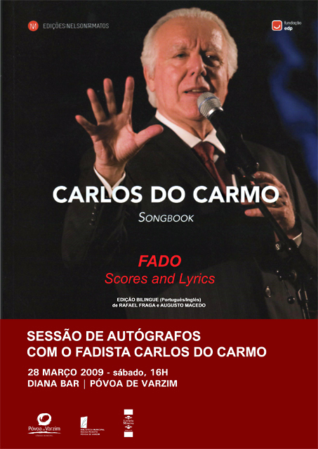 Sessão de autógrafos com Carlos do Carmo