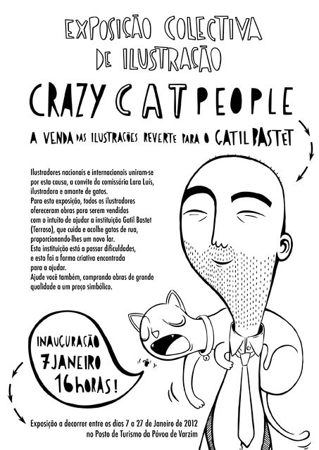 Posto de Turismo recebe exposição "Crazy Cat People"