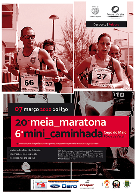Abertas as inscrições para a XX Meia-Maratona Cego do Maio