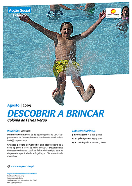 Cartaz-ColóniaFérias_Verão 2009