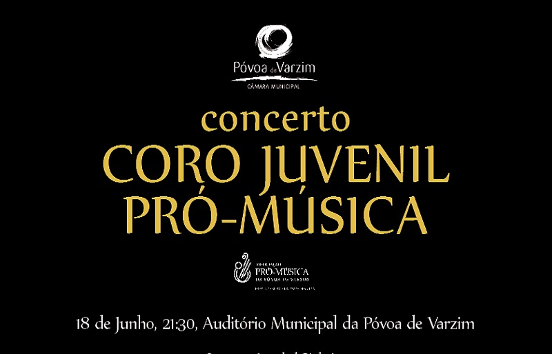 Coro Juvenil Pró-Música em concerto no Auditório Municipal