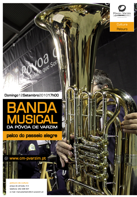 Banda Musical em concerto dia 12