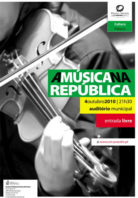 "A Música na República" – concerto no Auditório Municipal