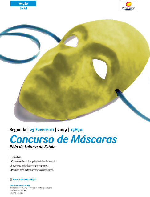 Concurso de máscaras na Estela