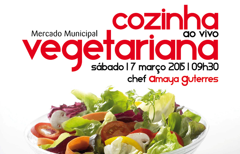 Cozinha vegetariana no Mercado Municipal