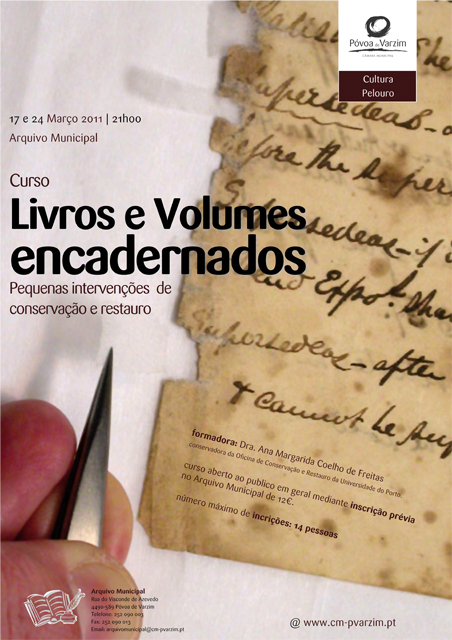 Arquivo ensina a conservar e restaurar