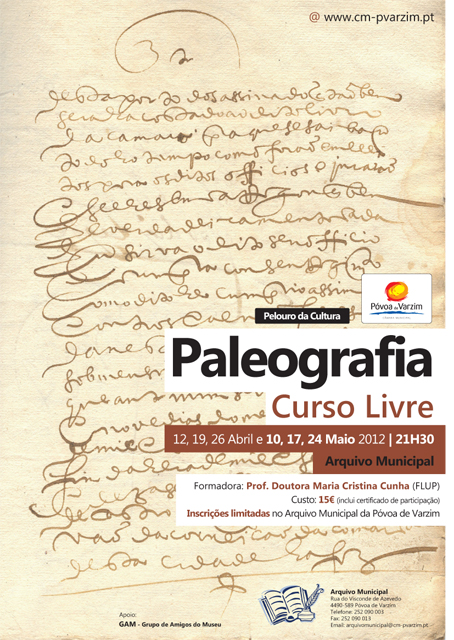 Cartaz Paleografia