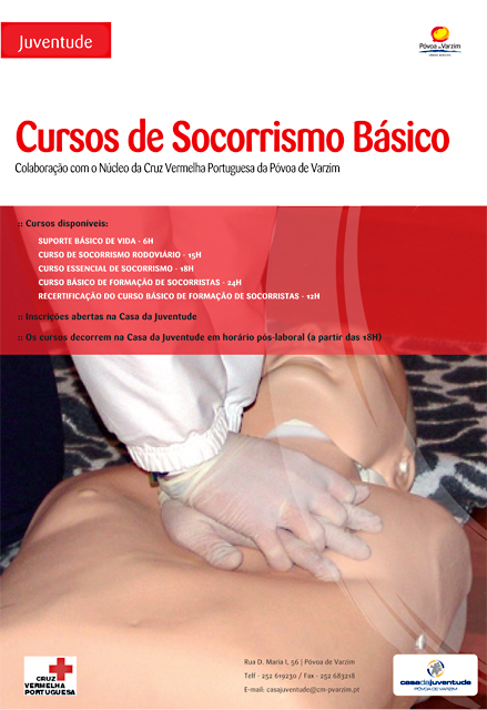 Cursos de Socorrismo Básico na Casa da Juventude – inscrições abertas