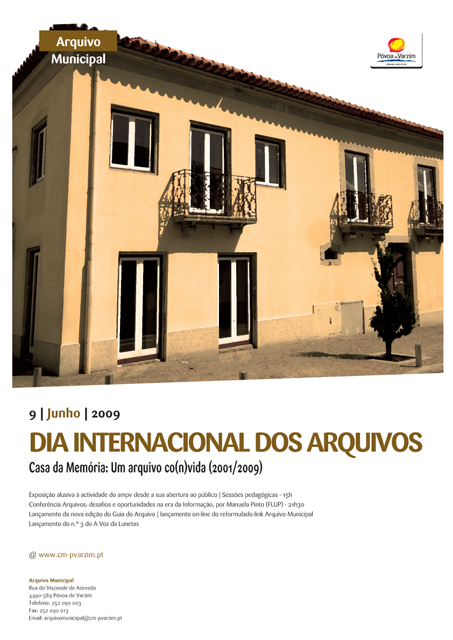 Arquivo Municipal celebra Dia Internacional dos Arquivos