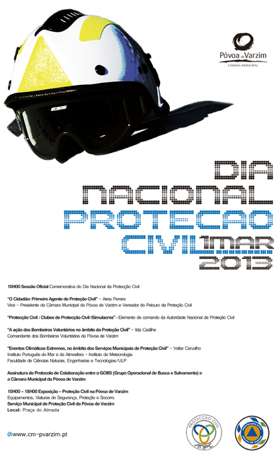Município assinala Dia Nacional da Proteção Civil