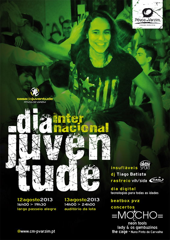 Dia internacional da juventude com diversas atividades