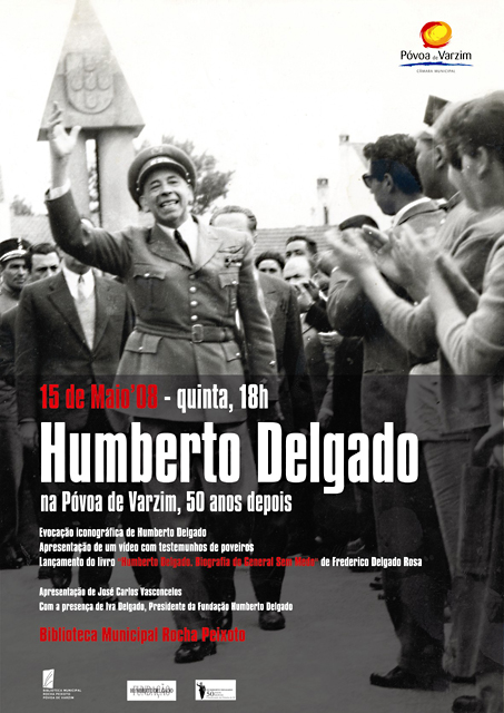 Biografia de Humberto Delgado apresentada na Biblioteca, dia 15, às 18h00