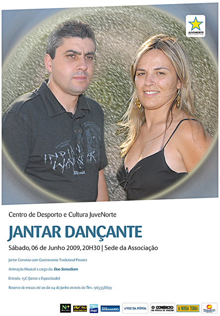JuveNorte convida a jantar dançante