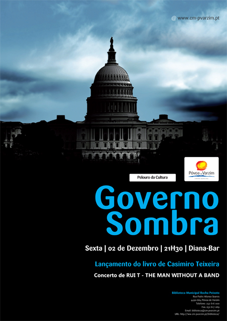 Lançamento do livro Governo Sombra, no Diana Bar