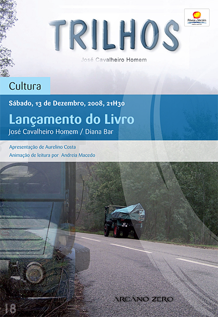 Trilhos – livro de José Cavalheiro Homem é apresentado na Póvoa, a 13 de Dezembro