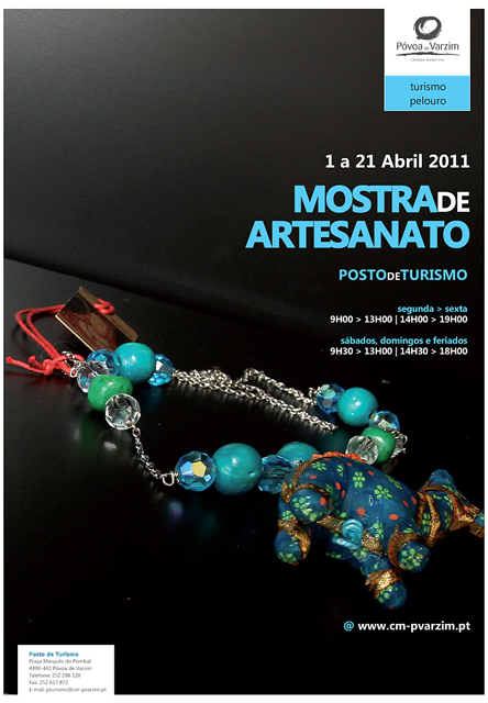 Mostra de Artesanato no Posto de Turismo de 1 a 21 de Abril