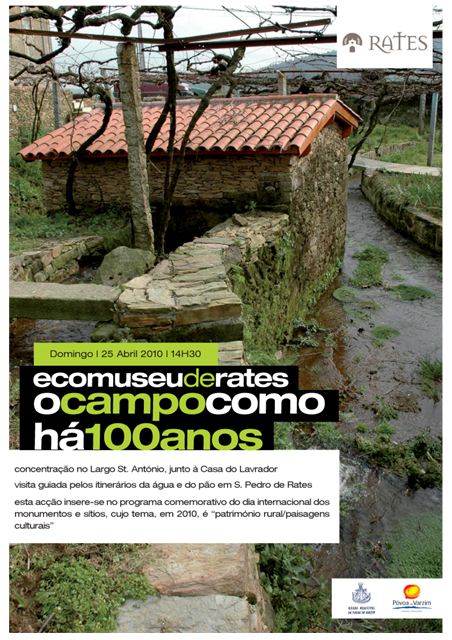 cartaz o campo como há 100 anos