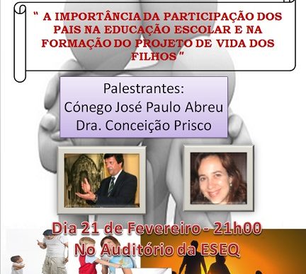 Associação de pais da Secundária Eça de Queirós promove palestra